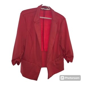 Vibrant orange light jacket